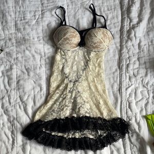 Sexy Maid costume lingerie top- size small 32c or 34b